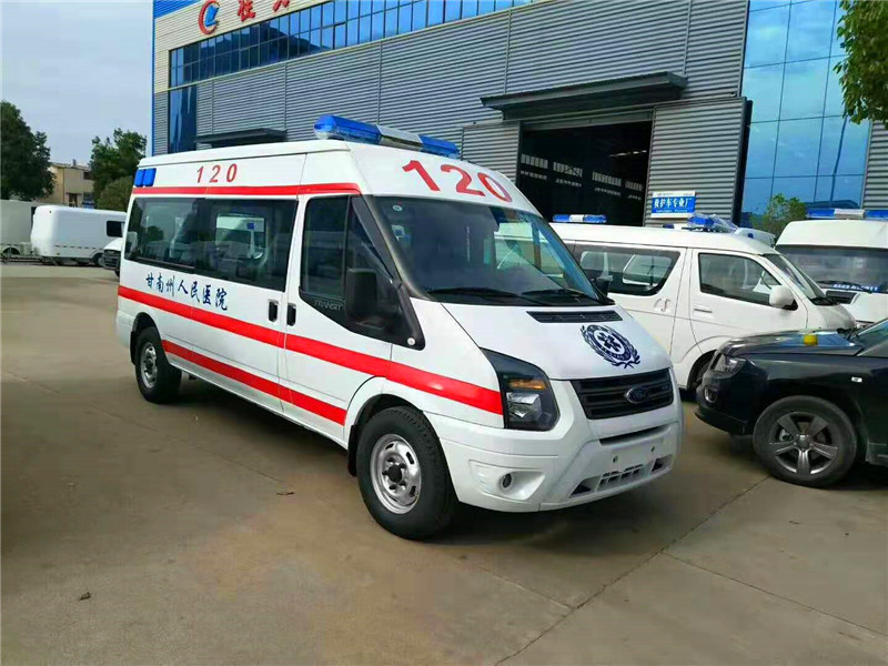 福特新世代V348長(zhǎng)軸中頂運(yùn)輸型救護(hù)車(chē)