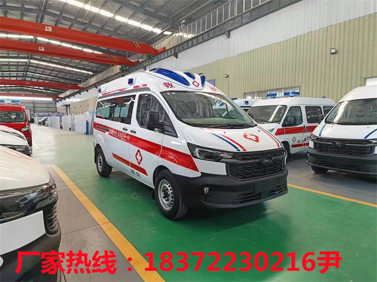 福特新全順V362監(jiān)護(hù)型藍(lán)牌救護(hù)車！