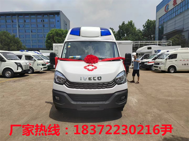 國六依維柯歐盛柴油監(jiān)護(hù)型救護(hù)車！